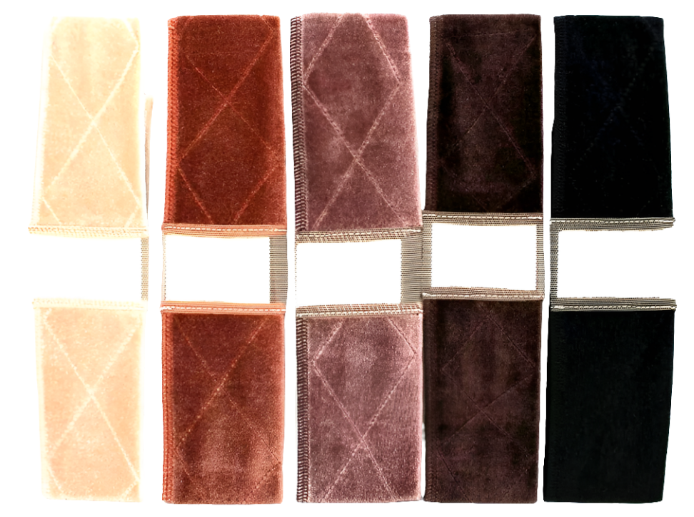 Velvet Wig Grip Band with Mesh Part – Stretchy Adjustable Headband | Secure Fit for Lace Wigs