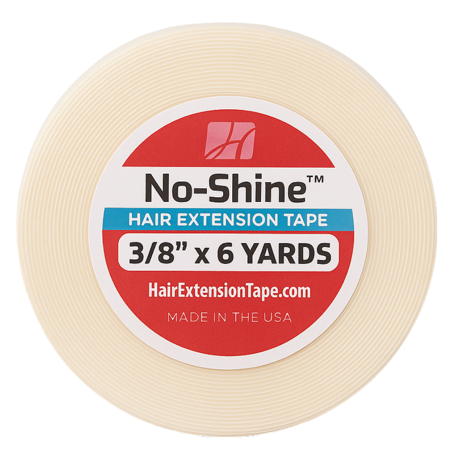 Walker Tape No-Shine Hair Extension Tape Roll, 6 Yards | Clear Double-Sided Bonding Adhesive for Tape-In Wefts – Matte Finish for Seamless Blends