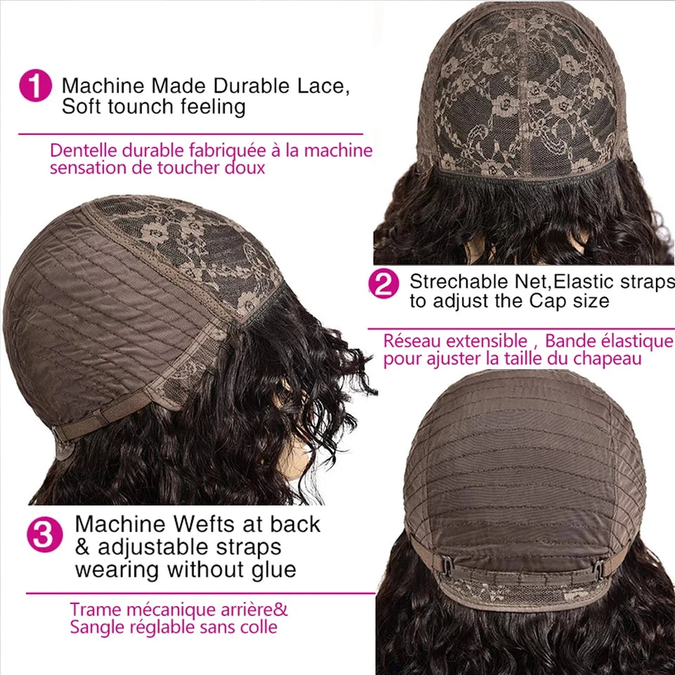 Short Jerry Curl Lace Front Wig – Human Hair Pixie Bob | Natural Texture & Volume