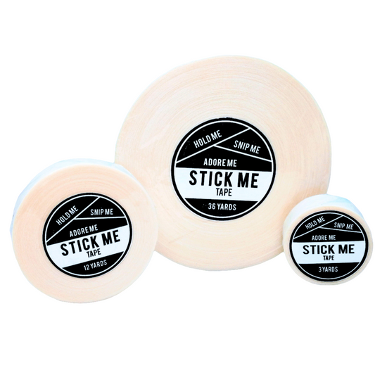 Stick Me Tape Roll - Clear Double-Sided Adhesive for Wigs, Clothing & Cosplay | Flexible, Odourless, Multi-Usage Tape