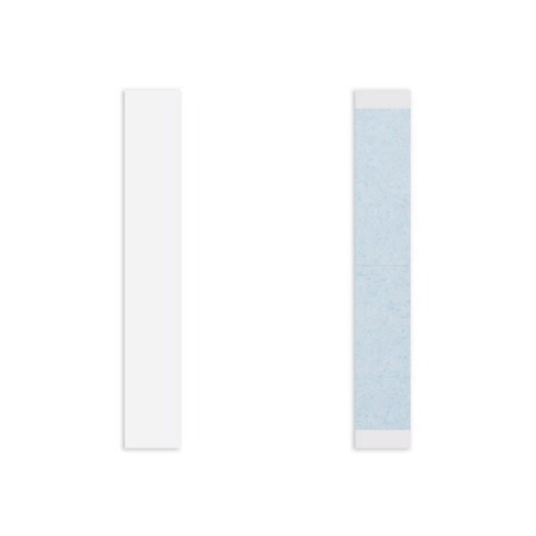 Lace Front Support Tape Strips - 36 Clear Double-Sided Tabs with Blue Liner | Dull Finish for Lace Wigs & Hair Systems