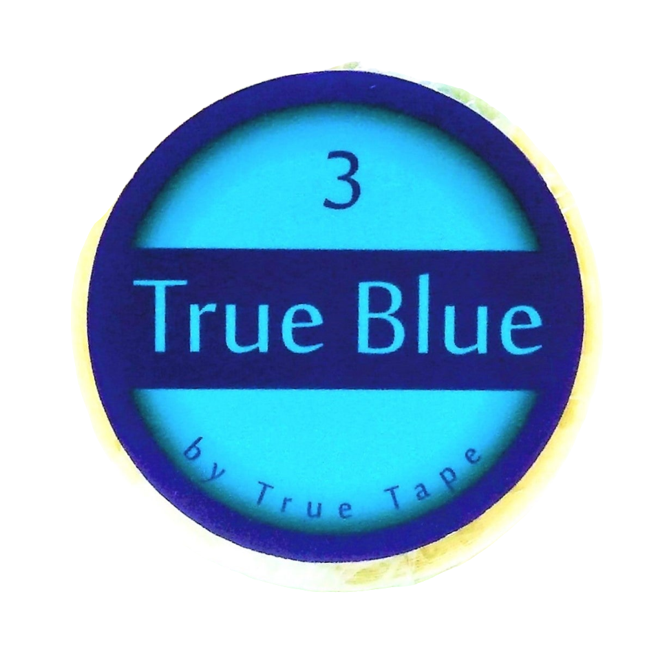 True Blue Adhesive Tape Roll, Clear, Double-Sided | Extended-Wear Bonding Tape for Lace Wigs, Toupees & Hair Systems