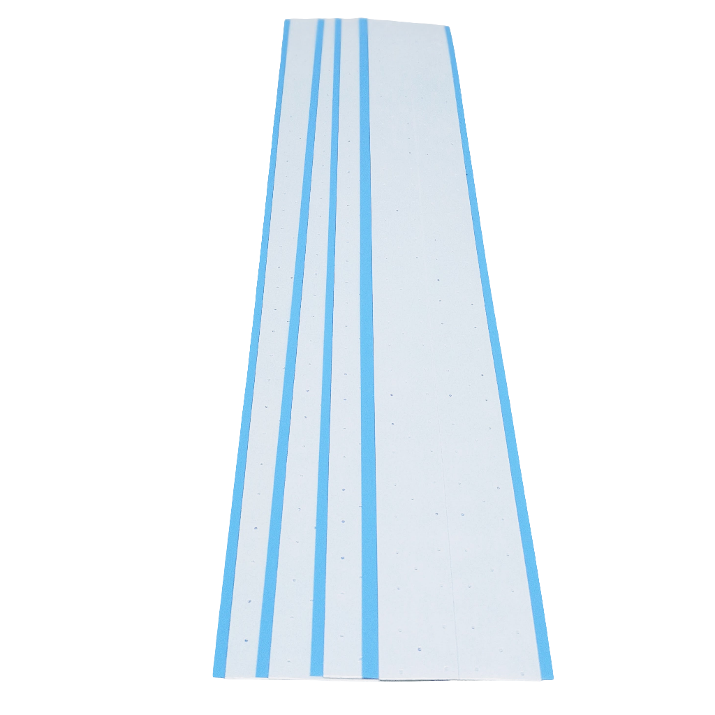 Air-Flex Ventilated Wig Tape Strips, Clear | Blue Liner, Breathable Adhesive for Lace Front Wigs & Extensions