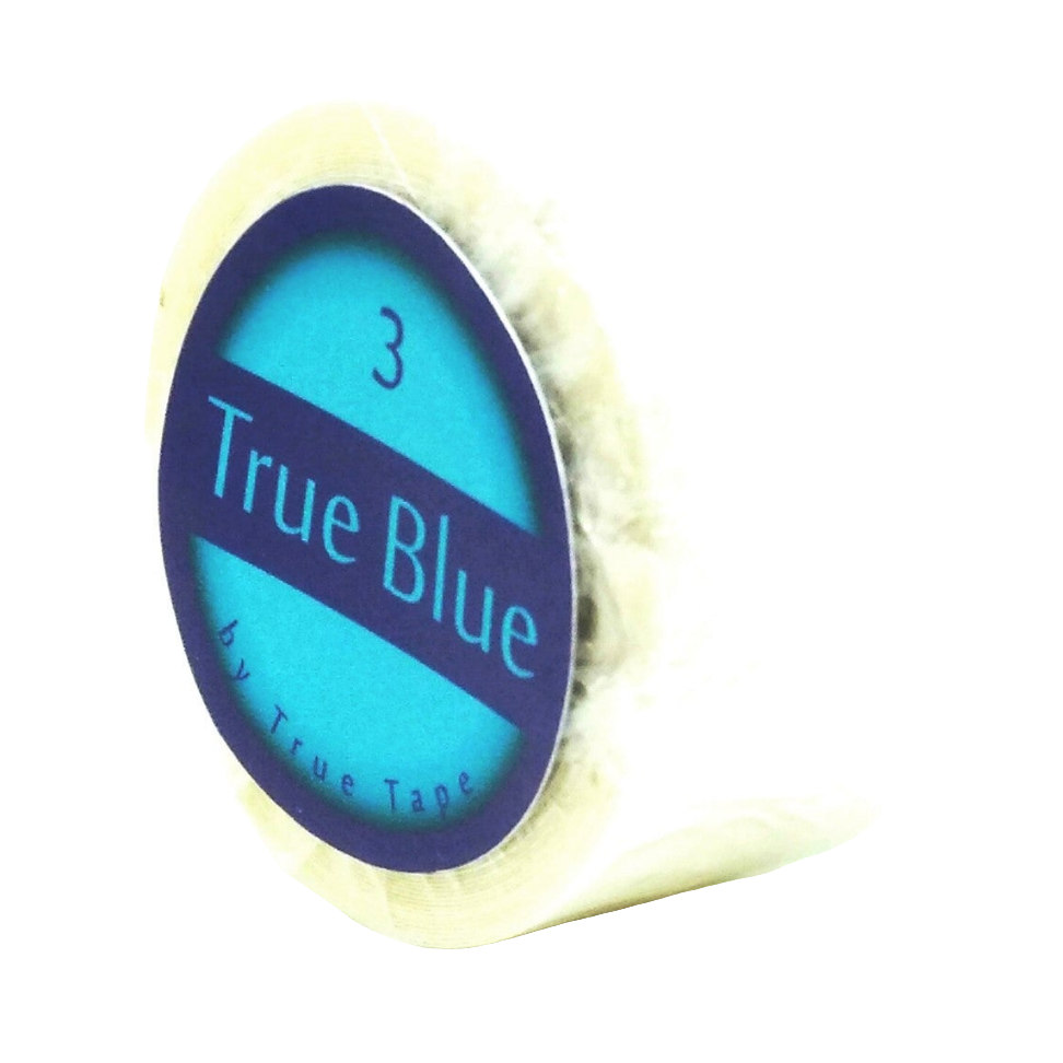 True Blue Adhesive Tape Roll, Clear, Double-Sided | Extended-Wear Bonding Tape for Lace Wigs, Toupees & Hair Systems
