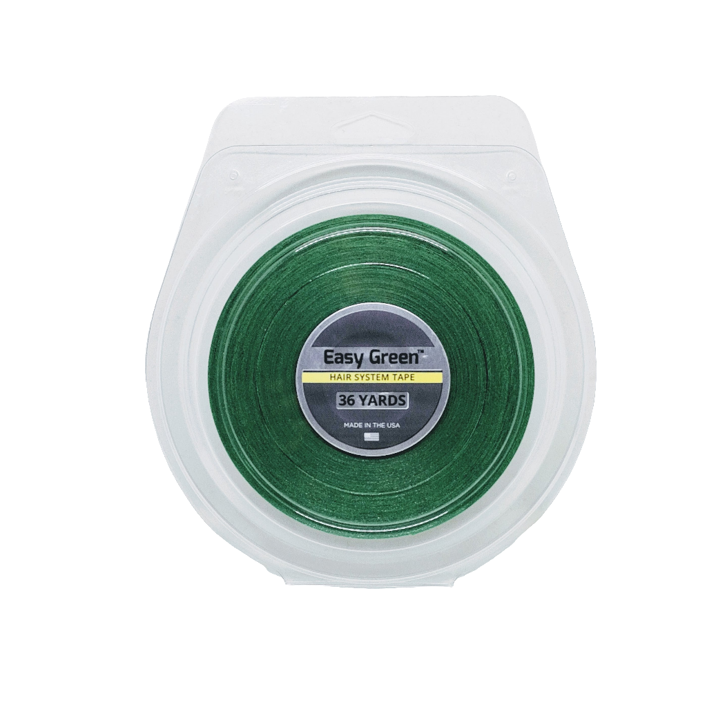 Easy Green Adhesive Tape Roll - Clear Double-Sided Tape for Extended Wear | Strong Hold for Lace Wigs & Hair Systems