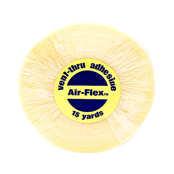 Air-Flex Vent-Thru Adhesive Tape Clear Double Sided Lace Wigs Toupees Hair Replacement 5, 15 Yards