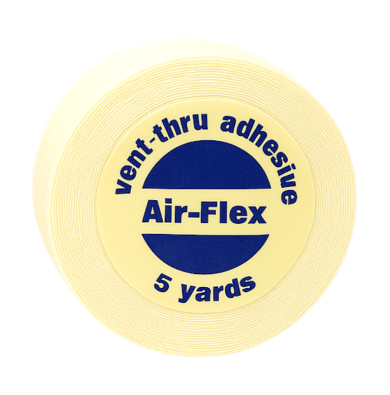 Air-Flex Vent-Thru Adhesive Tape Clear Double Sided Lace Wigs Toupees Hair Replacement 5, 15 Yards