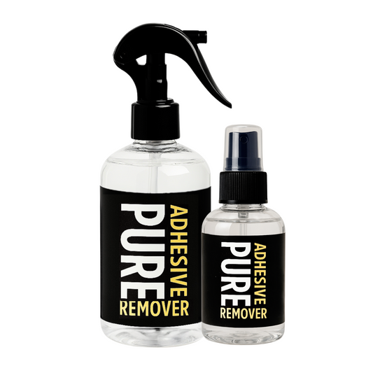 PURE Adhesive Remover Spray, Clear, Unscented | Wig & Toupee Tape Cleaner, Gently Removes Glue & Residue