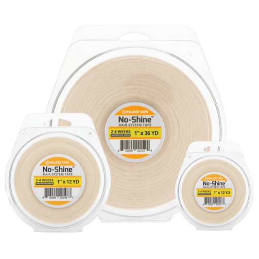 No Shine Adhesive Tape Roll - Clear Double-Sided Bonding Tape | Waterproof Extended Wear for Lace Wigs & Toupees