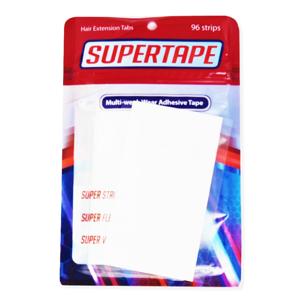 Supertape Hair Extension Clear Tape-in Tabs (Double Sided) - Haircaredelight.co.uk