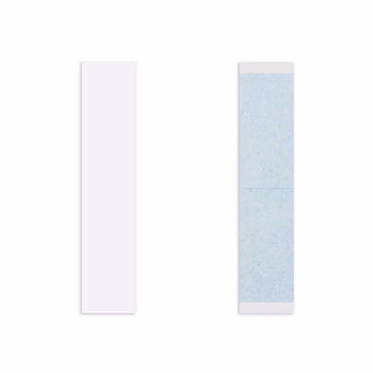 Lace Front Support Tape Strips - 36 Clear Double-Sided Tabs with Blue Liner | Dull Finish for Lace Wigs & Hair Systems