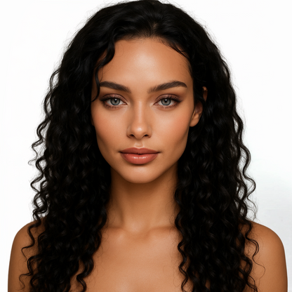 Ravishing Raven Body Wave Lace Wig | Natural Black Human Hair, Pre-Plucked Lace Front, 180% Density