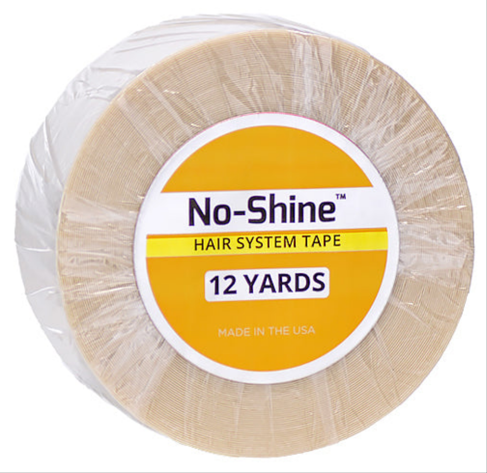No Shine Adhesive Tape Roll - Clear Double-Sided Bonding Tape | Waterproof Extended Wear for Lace Wigs & Toupees
