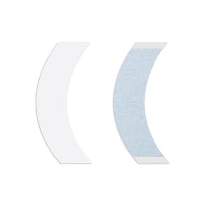 Lace Front Support Tape Strips - 36 Clear Double-Sided Tabs with Blue Liner | Dull Finish for Lace Wigs & Hair Systems