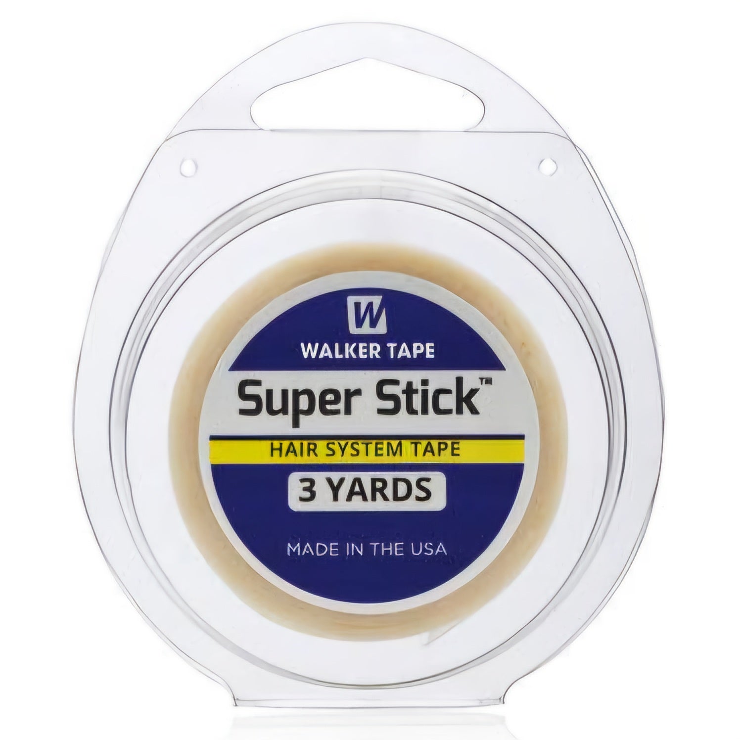 Superstick Wig Tape Roll, Clear, 36 Pieces | Strong Double-Sided Adhesive for Lace Wigs, Toupees & Hair Systems