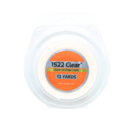 1522 Clear Wig Tape Roll | Daily Wear Double-Sided Toupee Tape - 3, 12, or 36 Yard