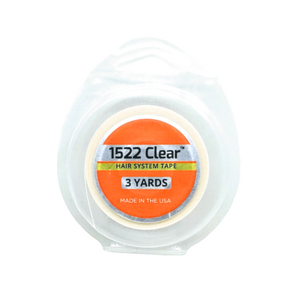 1522 Clear Wig Tape Roll | Daily Wear Double-Sided Toupee Tape - 3, 12, or 36 Yard