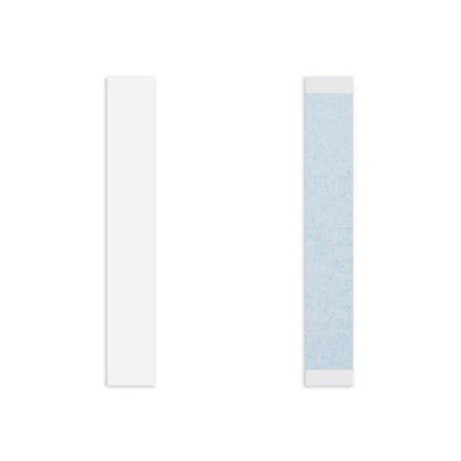 Lace Front Support Tape Strips - 36 Clear Double-Sided Tabs with Blue Liner | Dull Finish for Lace Wigs & Hair Systems