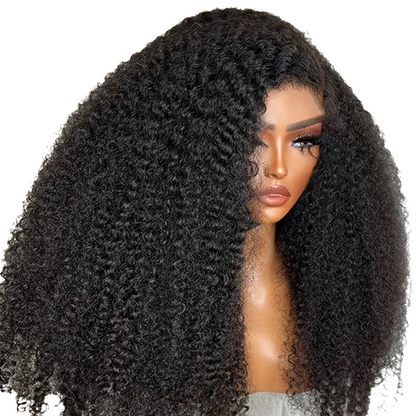 Kinky Curly HD Lace Wig – 13x4 Human Hair Wig with 300% Density | Natural Color, 12–30 Inch