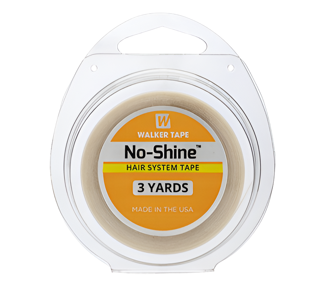 No Shine Adhesive Tape Roll - Clear Double-Sided Bonding Tape | Waterproof Extended Wear for Lace Wigs & Toupees