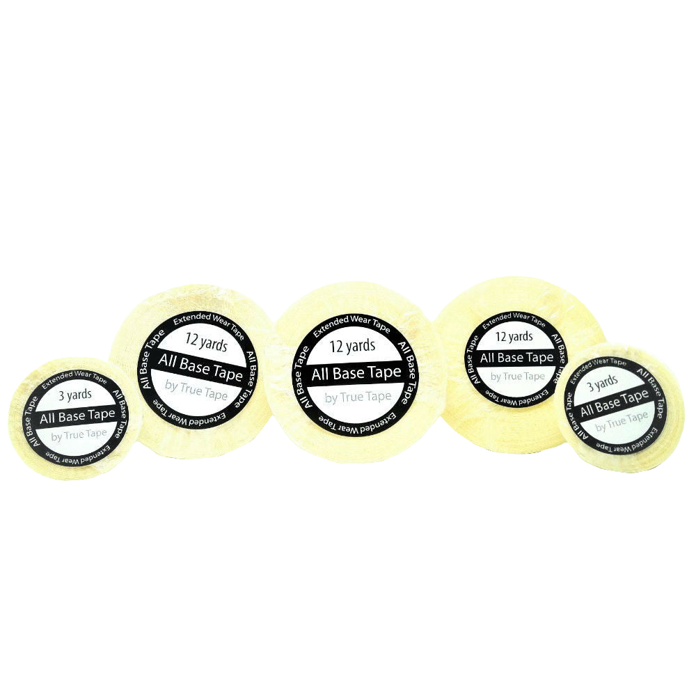 All-Base Adhesive Tape Roll – Clear Double-Sided Tape for Poly, Mono & Toupee Systems | Extended Wear Hold