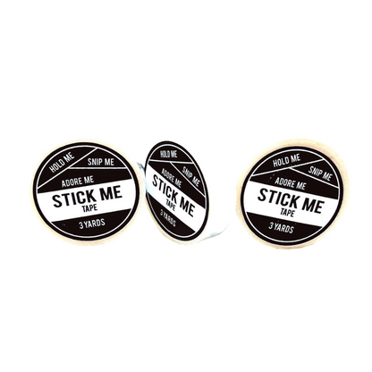 Stick Me Tape Roll - Clear Double-Sided Adhesive for Wigs, Clothing & Cosplay | Flexible, Odourless, Multi-Usage Tape