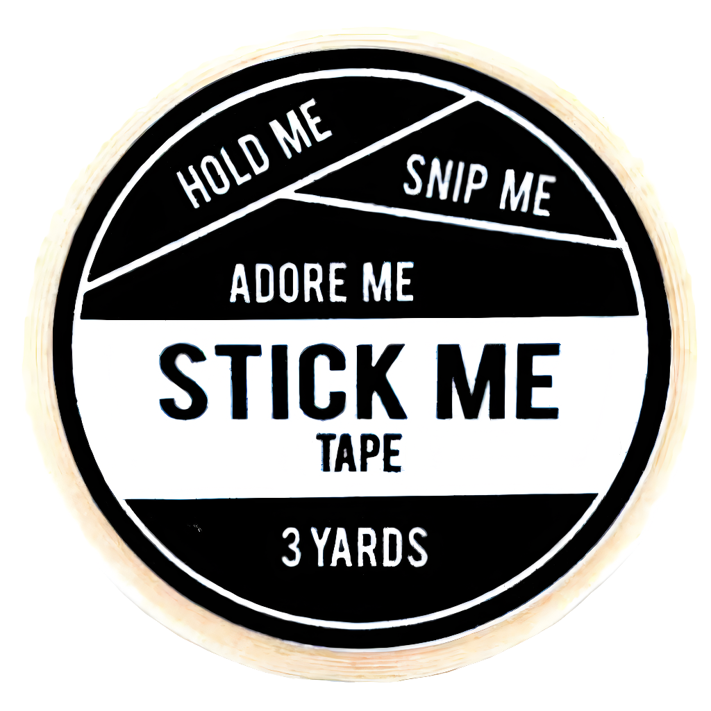 Stick Me Tape Roll - Clear Double-Sided Adhesive for Wigs, Clothing & Cosplay | Flexible, Odourless, Multi-Usage Tape