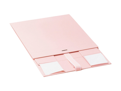 Luxury Matte Pink Gift Box – Flat-Packed Storage Box for Beauty & Self-Care | Elegant Laminated Finish