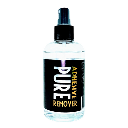PURE Adhesive Remover Spray, Clear, Unscented | Wig & Toupee Tape Cleaner, Gently Removes Glue & Residue