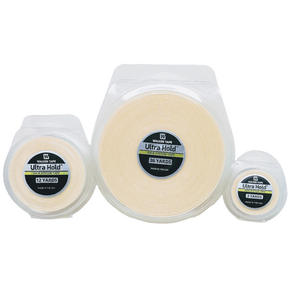 Ultra Hold Wig Tape Roll, Clear, Double-Sided | Strong Flexible Adhesive for Lace Wigs, Toupees & Hair Systems – Up to 4 Week Hold