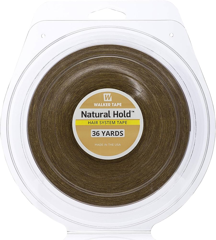 Natural Hold Wig Tape Roll – Clear Double-Sided Adhesive for Lace Wigs & Hair Systems | Strong Multi-Week Wear