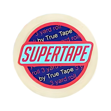 Supertape Hair Extension Tape Roll, Clear, Double-Sided | Strong Adhesive for Weft & Weave Installations – Extended Wear, White Liner