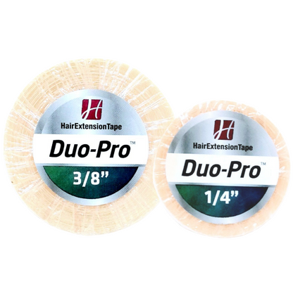 Duo Pro Weft Bonding Tape - 6 Yard Double-Sided Adhesive Roll | Strong Hold for Hair Extensions