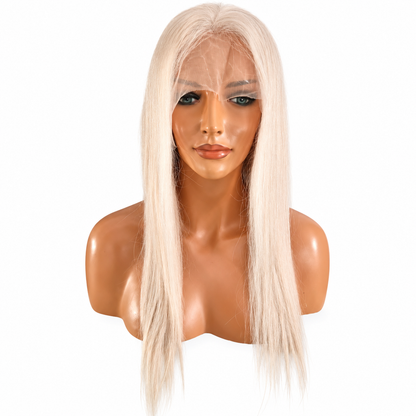 Platinum Blonde N’ Pretty Lace Front Wig – 13x4 Human Hair Wig | Pre-Plucked, Natural Hairline