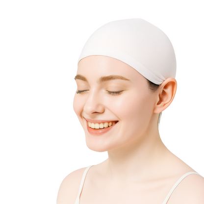 Polyester Wig Cap, 2-Piece Pack | Lightweight, Breathable & Non-Slip Cap with Elastic Rim – Stretchy, Thin & Secure Fit