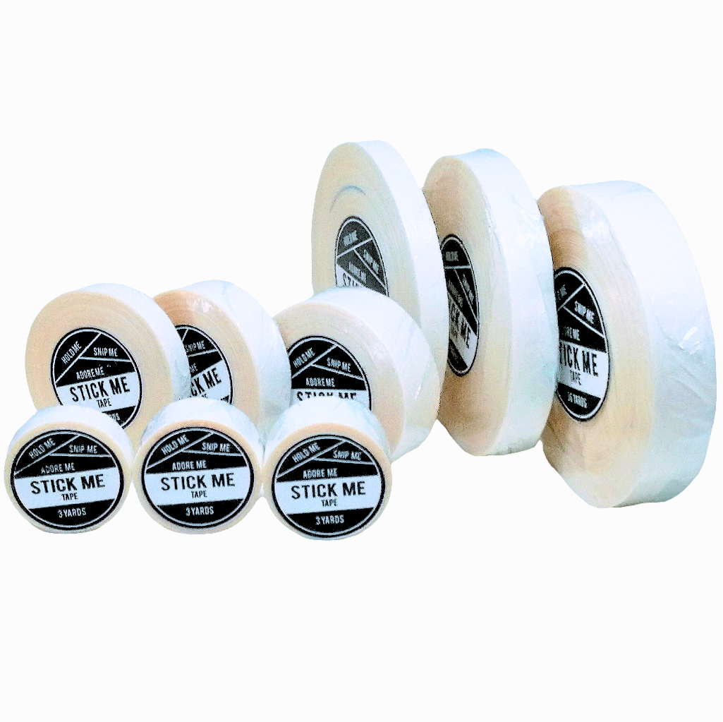Stick Me Tape Roll - Clear Double-Sided Adhesive for Wigs, Clothing & Cosplay | Flexible, Odourless, Multi-Usage Tape
