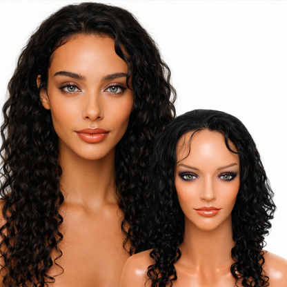 Ravishing Raven Body Wave Lace Wig | Natural Black Human Hair, Pre-Plucked Lace Front, 180% Density
