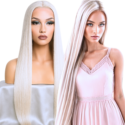 Platinum Blonde N’ Pretty Lace Front Wig – 13x4 Human Hair Wig | Pre-Plucked, Natural Hairline