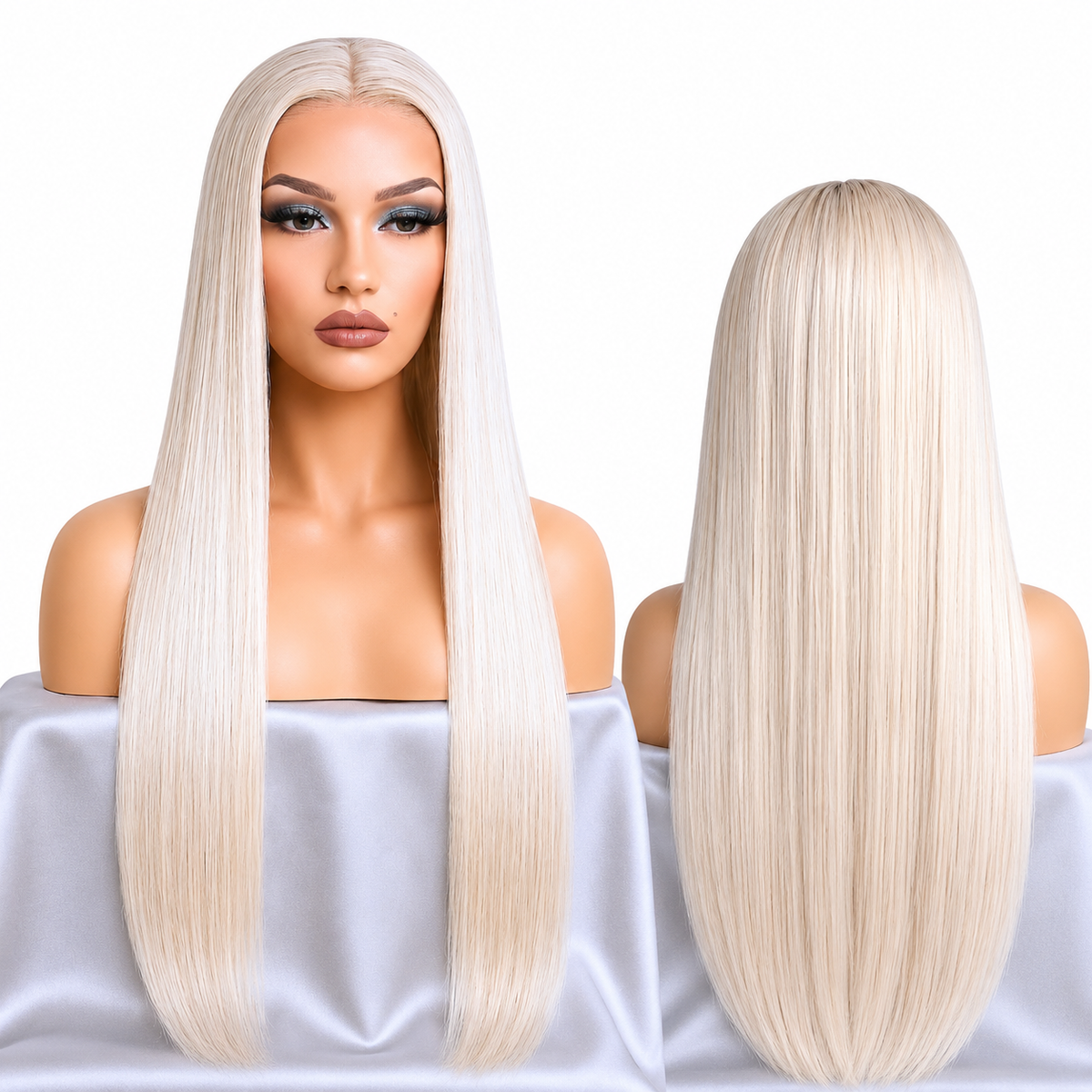 Platinum Blonde N’ Pretty Lace Front Wig – 13x4 Human Hair Wig | Pre-Plucked, Natural Hairline
