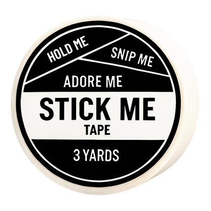 Stick Me Tape Roll - Clear Double-Sided Adhesive for Wigs, Clothing & Cosplay | Flexible, Odourless, Multi-Usage Tape