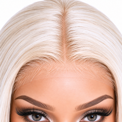 Platinum Blonde N’ Pretty Lace Front Wig – 13x4 Human Hair Wig | Pre-Plucked, Natural Hairline