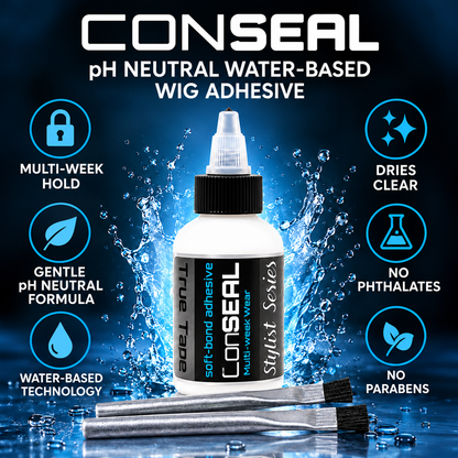 CONSEAL Soft Bond Wig Glue, White | Lace Adhesive for Secure Hold – Long-Lasting Bond for Lace Wigs & Hair Systems 59ml