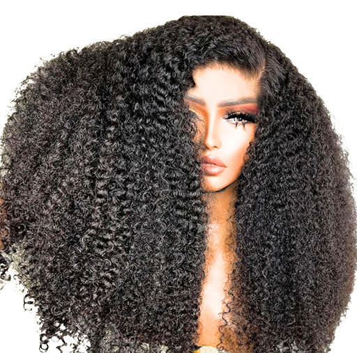 Kinky Curly HD Lace Wig – 13x4 Human Hair Wig with 300% Density | Natural Color, 12–30 Inch