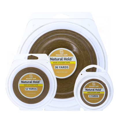 Natural Hold Wig Tape Roll – Clear Double-Sided Adhesive for Lace Wigs & Hair Systems | Strong Multi-Week Wear