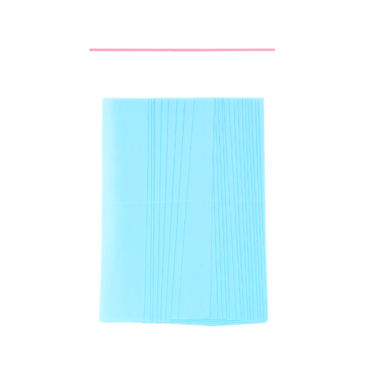 Lace Front Support Tape Strips - 36 Clear Double-Sided Tabs with Blue Liner | Dull Finish for Lace Wigs & Hair Systems