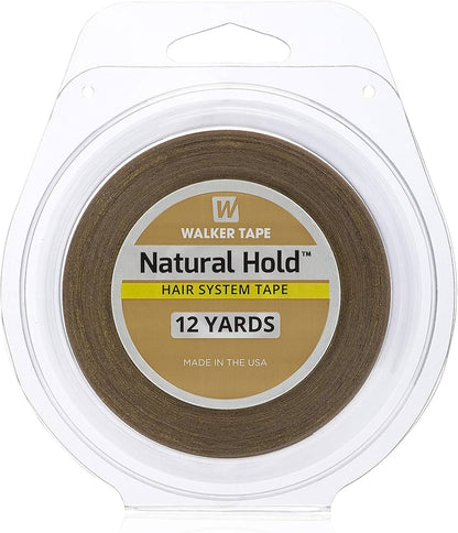 Natural Hold Wig Tape Roll – Clear Double-Sided Adhesive for Lace Wigs & Hair Systems | Strong Multi-Week Wear