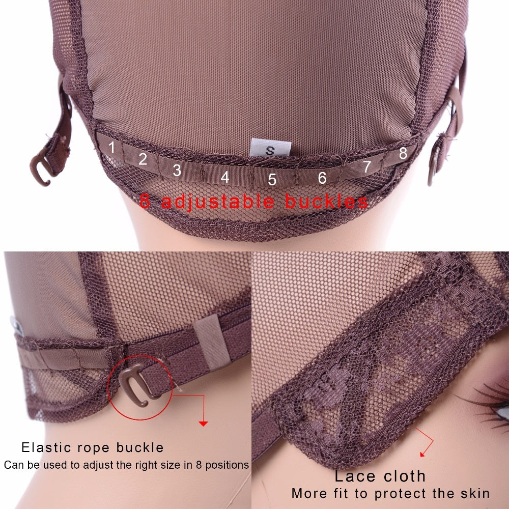 4*4 U Part Wig Cap Lace Mesh - Haircaredelight.co.uk