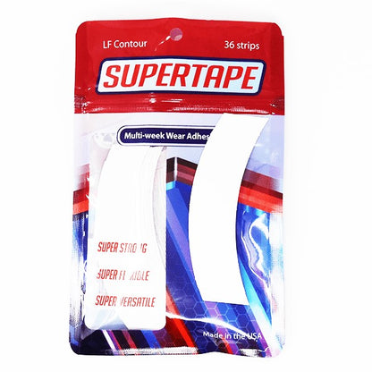 Supertape Super Tape for Lace Wigs Toupees 36 Pieces Clear Double Sided - Haircaredelight.co.uk